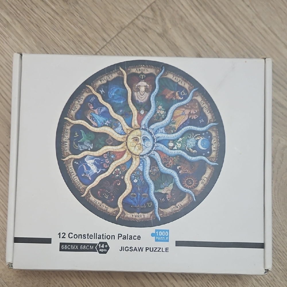 Source Unknown 12 Constellation Palace Puzzle - Multicolor